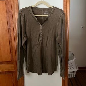 Olive Green Henley by Aerie